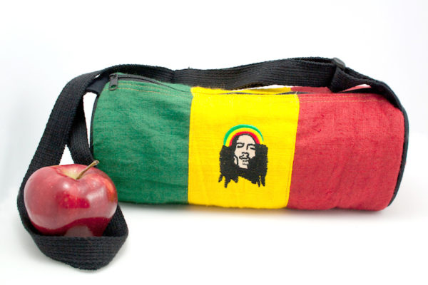 Rasta Bob Marley Hemp Tube Bag