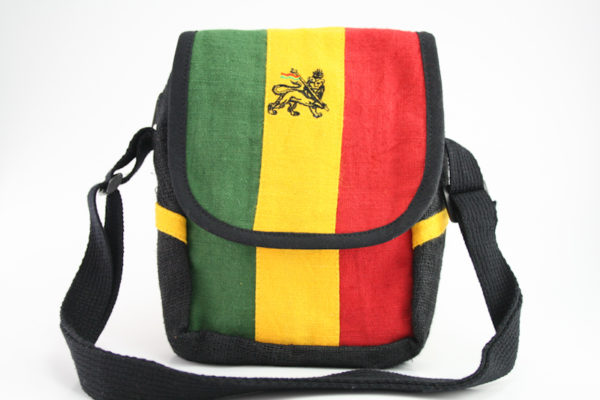 Lion of Judah Shoulder Bag with Zip and Velcro