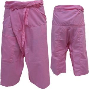 PINK RASTA TROUSERS FOR MEDITATION AND WELLNESS, 100% COTTON SUMMER PANTS FOR MA