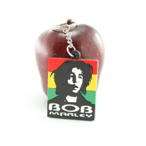 Rasta Keychain Bob Marley Portrait