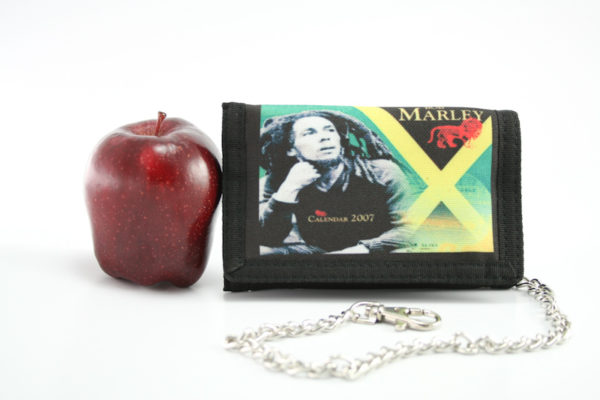 Chain Wallet Bob Marley Zip 5x4 inches