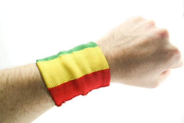 Rasta Wristband Green Yellow Red