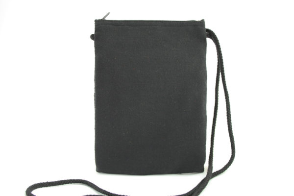 Passport Bag Black Hemp Lion 5x7