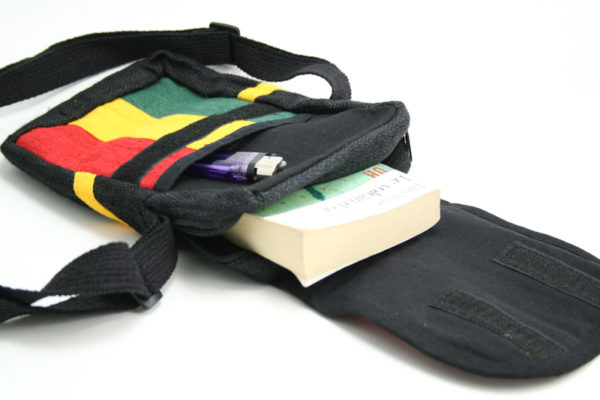Leaf Shoulder Bag with Zip and Velcro