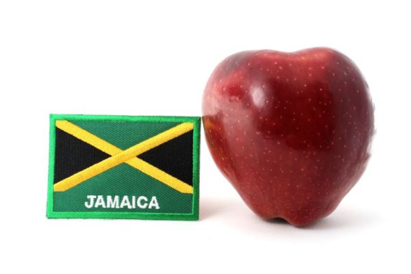 Stitch-on Patch Jamaica Flag Sew-on Rasta Patch Iron-on Flag Patch